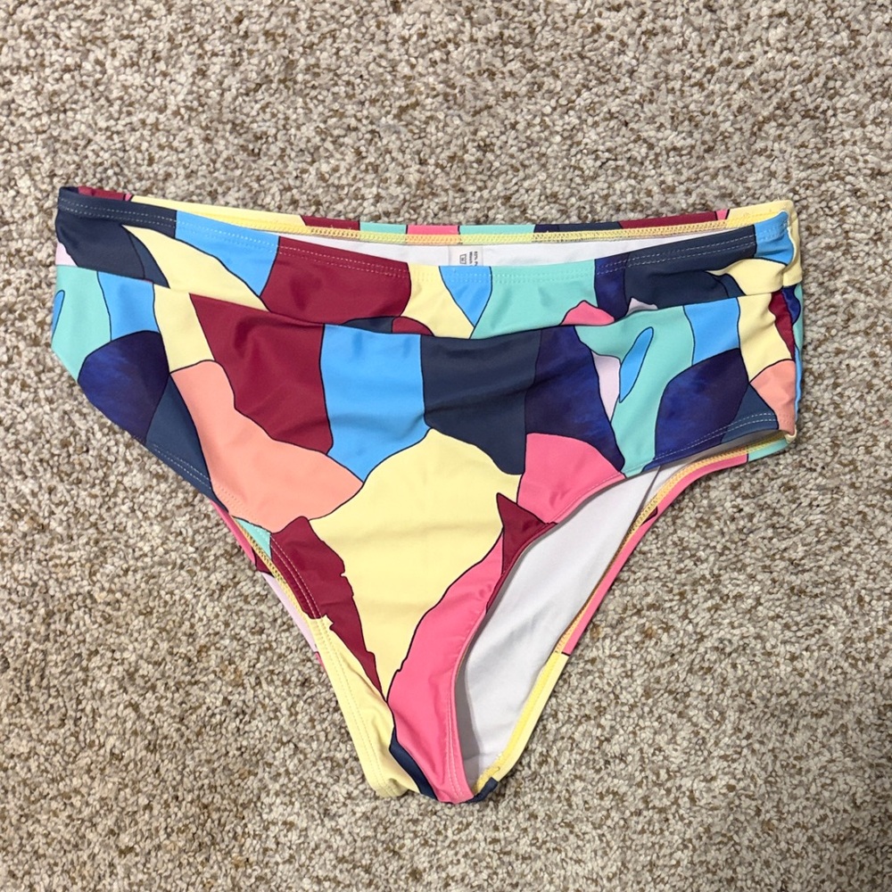 Colorful Abstract Bikini Bottom